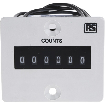 RS PRO Impulse Counter Counter, 6 Digit, 10Hz, 220 V dc
