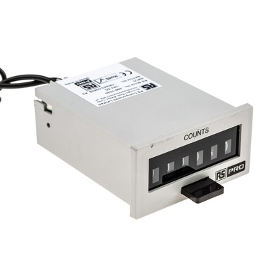 RS PRO Impulse Counter Counter, 6 Digit, 10Hz, 24 V dc