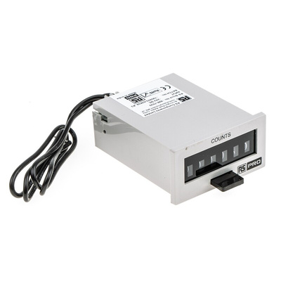 RS PRO Impulse Counter Counter, 6 Digit, 10Hz, 24 V dc