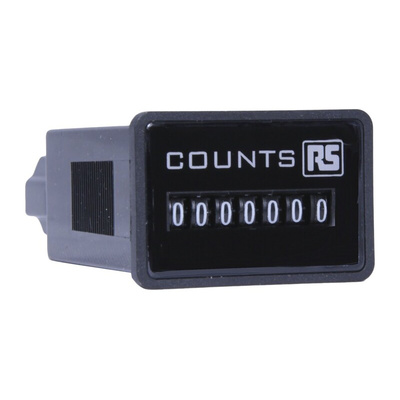 RS PRO Impulse Counter Counter, 7 Digit, 10Hz, 12 V dc