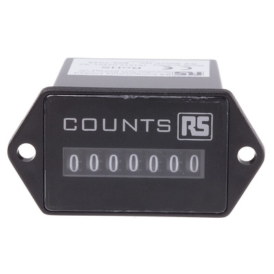 RS PRO Impulse Counter Counter, 7 Digit, 10Hz, 24 V dc