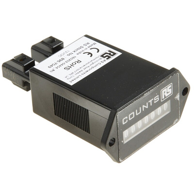 RS PRO Impulse Counter Counter, 7 Digit, 10Hz, 12 V dc