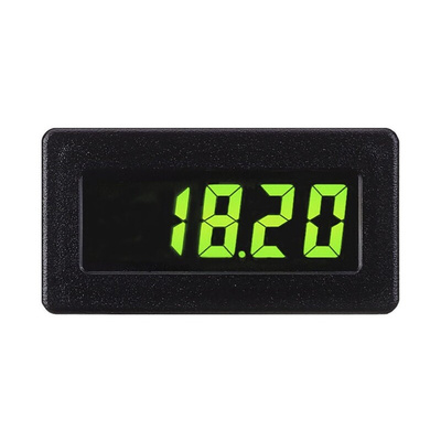 Red Lion CUB4 Digital Panel Ammeter, 33mm x 68mm