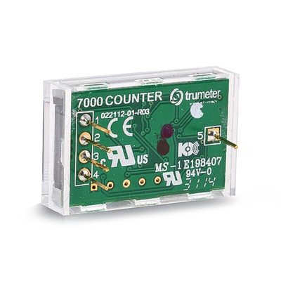 Trumeter Totalizer Counter Counter, 6 Digit, 10kHz, 2.6 → 3.4 V dc