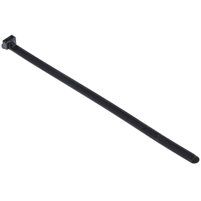 HellermannTyton Cable Tie, 210mm x 8 mm, Black Polyamide 6.6 (PA66), Pk-50