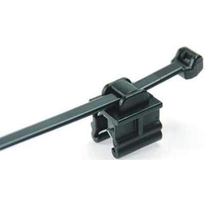 HellermannTyton Cable Tie, Assembly, 200mm x 4.6 mm, Grey PA 6.6 Heatstabilised, Pk-100