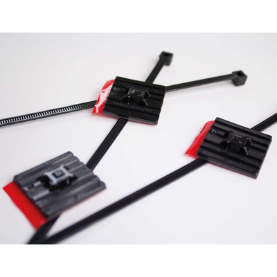 HellermannTyton Cable Tie, Assembly, 200mm, Black Polyamide 6.6