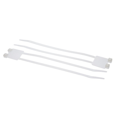 HellermannTyton Cable Tie, Inside Serrated, 205mm x 29 mm, Natural Polyamide 6.6 (PA66), Pk-50