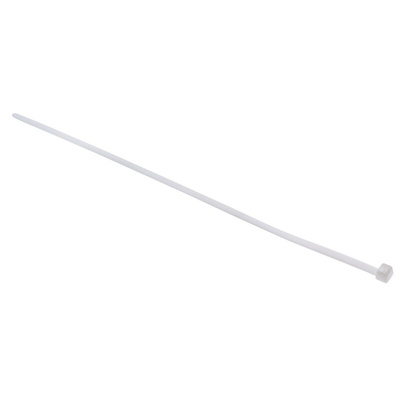 HellermannTyton Cable Tie, 270mm x 4.6 mm, Natural Polyamide 6.6 (PA66), Pk-100