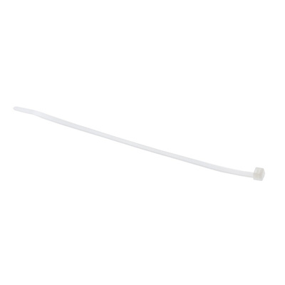 HellermannTyton Cable Tie, 205mm x 4.7 mm, Natural Polyamide 6.6 (PA66), Pk-100