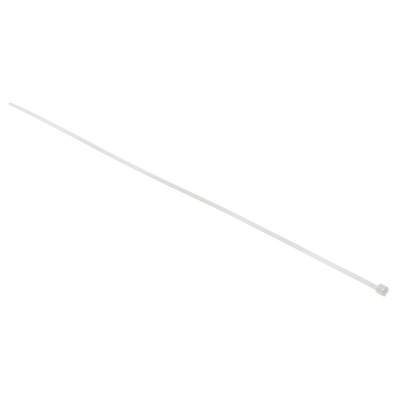HellermannTyton Cable Tie, 330mm x 2.8 mm, Natural Polyamide 6.6 (PA66), Pk-100