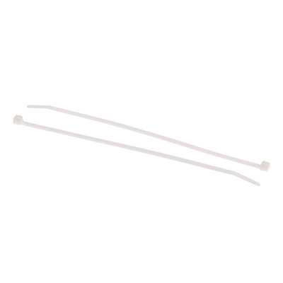 HellermannTyton Cable Tie, 190mm x 3.5 mm, Natural Polyamide 6.6 (PA66), Pk-100