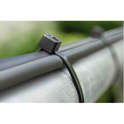 HellermannTyton Cable Tie, 330mm x 2.8 mm, Black Polyamide 6.6 (PA66)