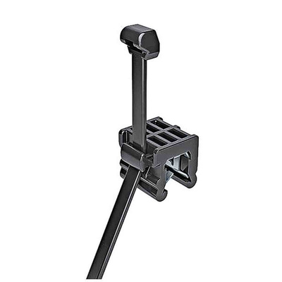 HellermannTyton Cable Tie, Assembly, 200mm x 4.6 mm, Black PA 6.6 UV Resistant, Pk-500