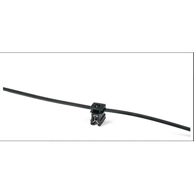 HellermannTyton Cable Tie, Assembly, 200mm x 4.6 mm, Black PA 6.6 UV Resistant, Pk-500
