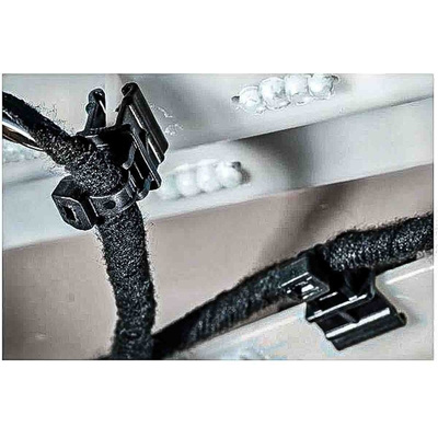 HellermannTyton Cable Tie, Assembly, 200mm x 4.6 mm, Black PA 6.6 UV Resistant, Pk-500