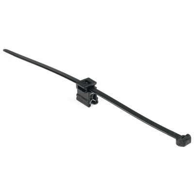 HellermannTyton Cable Tie, Releasable, 150mm x 3.5 mm, Black PA 6.6 Heatstabilised