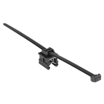 HellermannTyton Cable Tie, 150mm x 4.6 mm, Black Polyamide