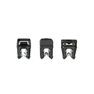 HellermannTyton Cable Tie, 150mm x 2.5 mm, Black Polyamide