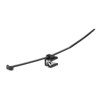 HellermannTyton Cable Tie, 200mm x 4.6 mm, Black Polyamide