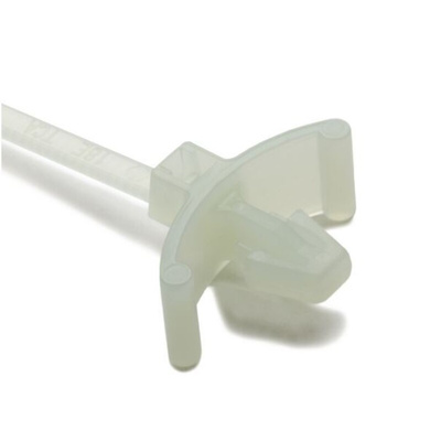 HellermannTyton Cable Tie, 100mm x 2.5 mm, Black PA 6.6 UV Resistant