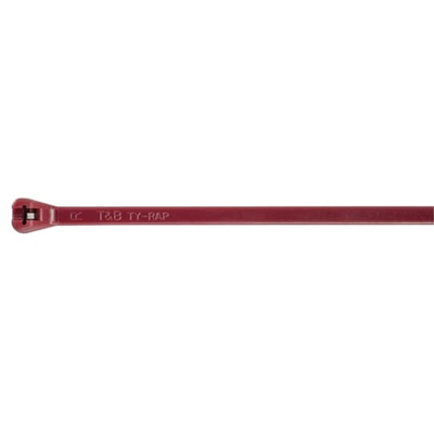 ABB Cable Ties, Cable Tray, 192mm x 4.3 mm, Maroon Fluoropolymer