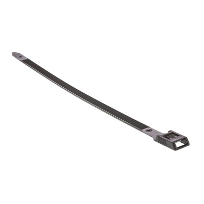 HellermannTyton Cable Tie, 275mm x 9 mm, Black PA 6.6 Heatstabilised, Pk-100