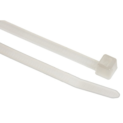 HellermannTyton Cable Tie, Inside Serrated, 460mm x 7.6 mm, Natural Polyamide 6.6 (PA66), Pk-100