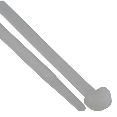 Legrand Cable Tie, 280mm x 4.6 mm, Natural Nylon, Pk-100