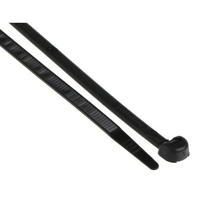 Legrand Cable Tie, 360mm x 4.6 mm, Black Nylon, Pk-100
