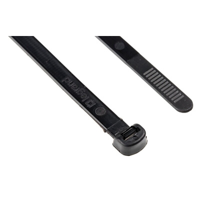 Legrand Cable Tie, 360mm x 7.6 mm, Black Nylon, Pk-100