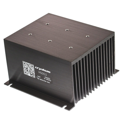 Panel Mount Solid State Relay Heatsink for use with 1 x 3 phase SSR, 1, 2 or 3 single or dual SSR