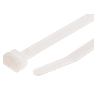 Legrand Cable Tie, 180mm x 4.6 mm, Clear Nylon, Pk-100