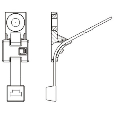 HellermannTyton Cable Tie, Assembly, 390mm x 7.6 mm, Black PA 6.6 Heatstabilised, Pk-100