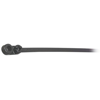 Thomas & Betts Cable Ties, 152.4mm x 3.56 mm, Black Nylon, Pk-100