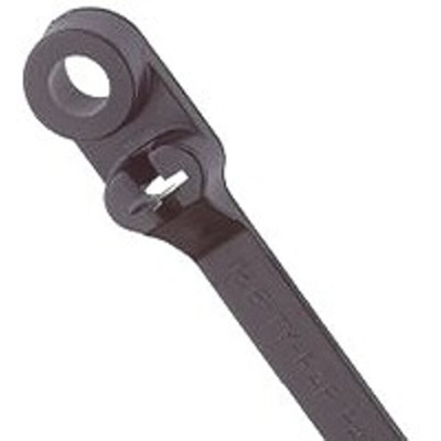 Thomas & Betts Cable Ties, 198.12mm x 4.57 mm, Black Nylon, Pk-100