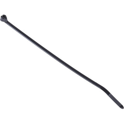 Thomas & Betts Cable Ties, Weather Resistant, 185.67mm x 4.83 mm, Black Nylon, Pk-1000