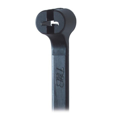 Thomas & Betts Cable Ties, Weather Resistant, 208.3mm x 3.56 mm, Black Nylon, Pk-1000