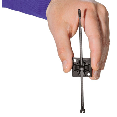 HellermannTyton Cable Tie, Assembly, 210mm x 4.7 mm, Natural Nylon, Pk-1000