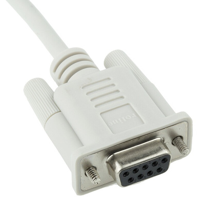 Roline Male 9 Pin D-sub to Female 9 Pin D-sub Serial Cable, 3m