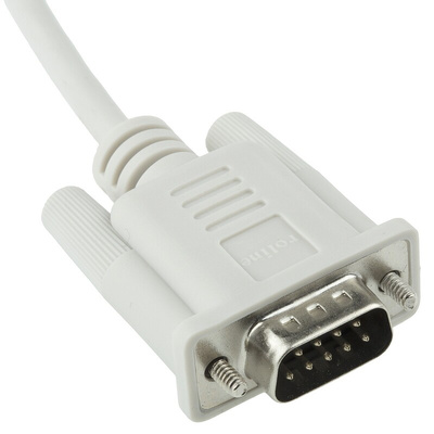 Roline Male 9 Pin D-sub to Female 9 Pin D-sub Serial Cable, 3m