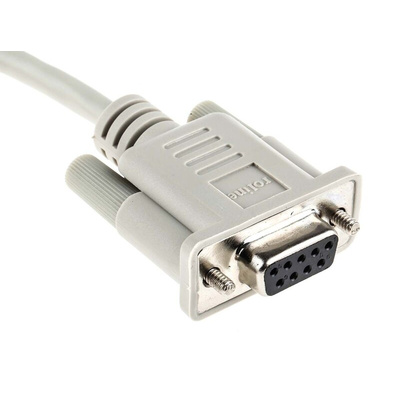 Roline Female 9 Pin D-sub to Female 9 Pin D-sub Serial Cable, 3m