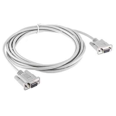Roline Female 9 Pin D-sub to Female 9 Pin D-sub Serial Cable, 3m