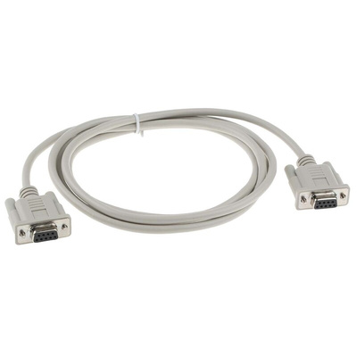 Roline Female 9 Pin D-sub to Female 9 Pin D-sub Serial Cable, 1.8m