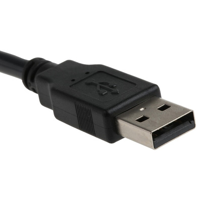 RS PRO USB 2.0 Cable, Female USB A to Male USB A USB Extension Cable, 200mm