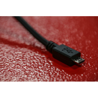 RS PRO USB 2.0 Cable, Female Micro USB AB to Male USB B Cable, 200mm