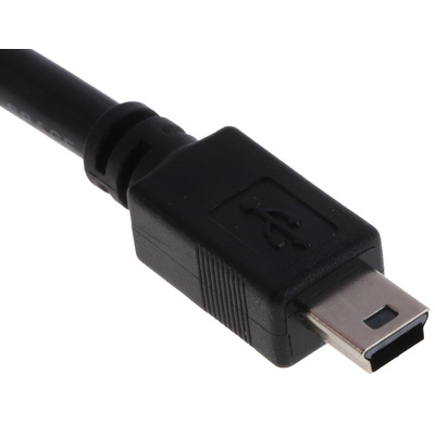 RS PRO Cable, Male Mini USB B to Female Mini USB B USB Extension Cable, 200mm