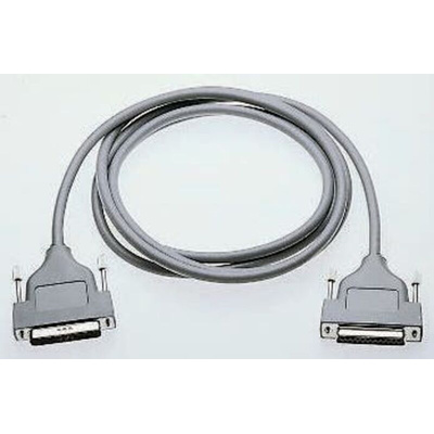 Roline Male 25 Pin D-sub to Male 25 Pin D-sub Serial Cable, 9m
