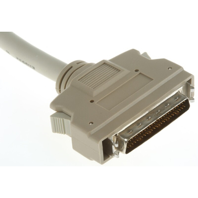 RS PRO Male SCSI-2 to Male 25 Pin D-sub  Cable 2m