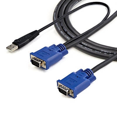 StarTech.com Male USB A; VGA to Male VGA KVM Cable